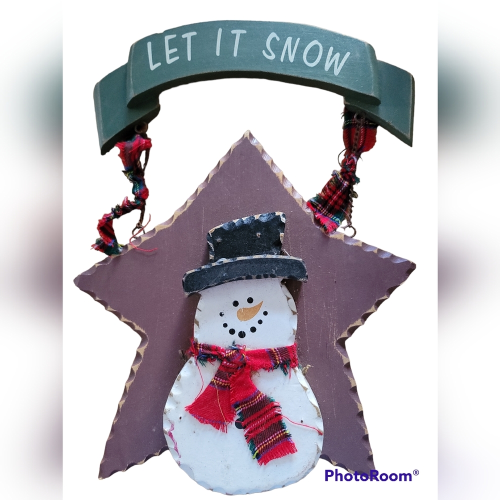 Hanging snowman